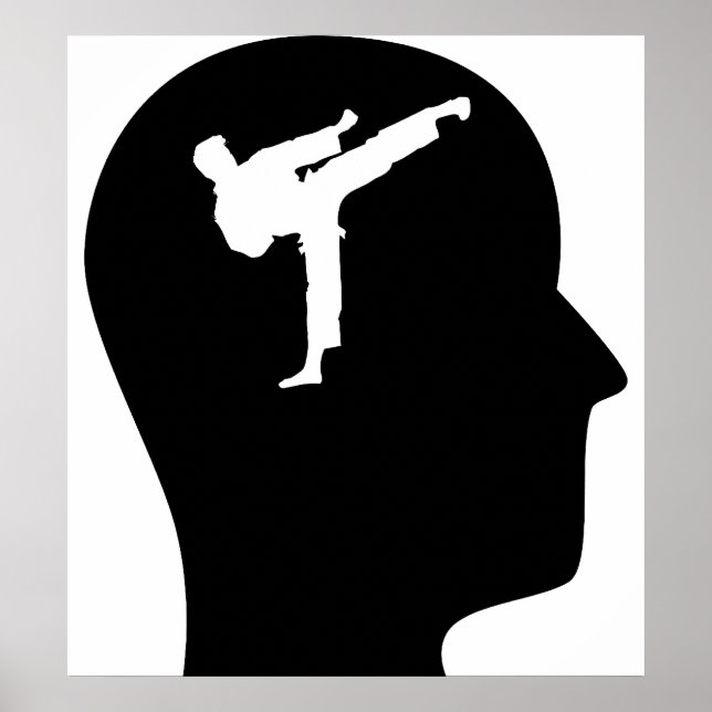 Affiche Réflexion sur le karaté (Devant)