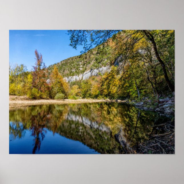 Affiche Réflexions Automatiques À La Rivière Nationale Buf (Devant)
