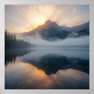 Affiche Réflexions d'Aube Dorée