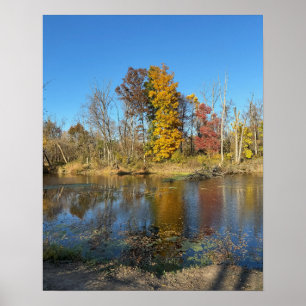 Affiche Réflexions d'automne sur l'affiche de Creek