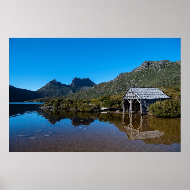 Affiche Réflexions de Cradle Mountain et Dove Lake (Devant)