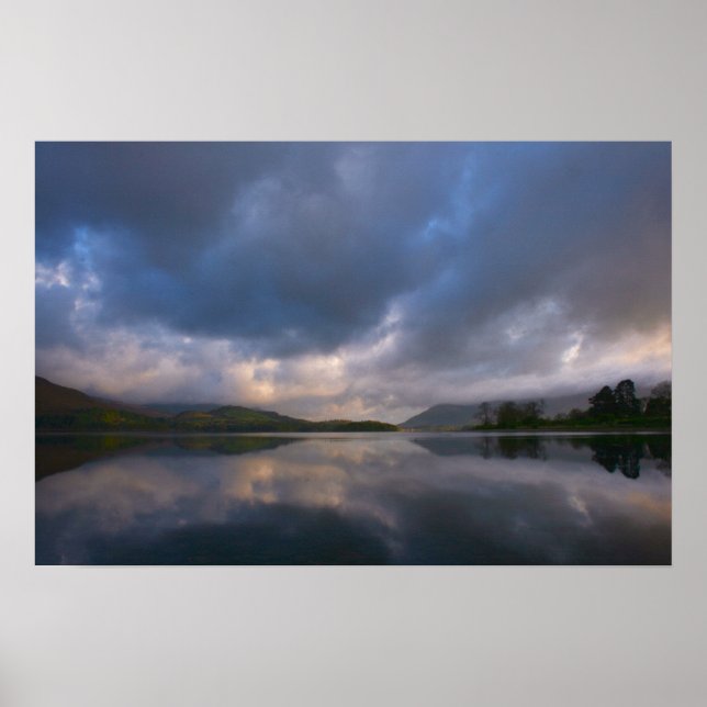 Affiche Réflexions Derwentwater (Devant)