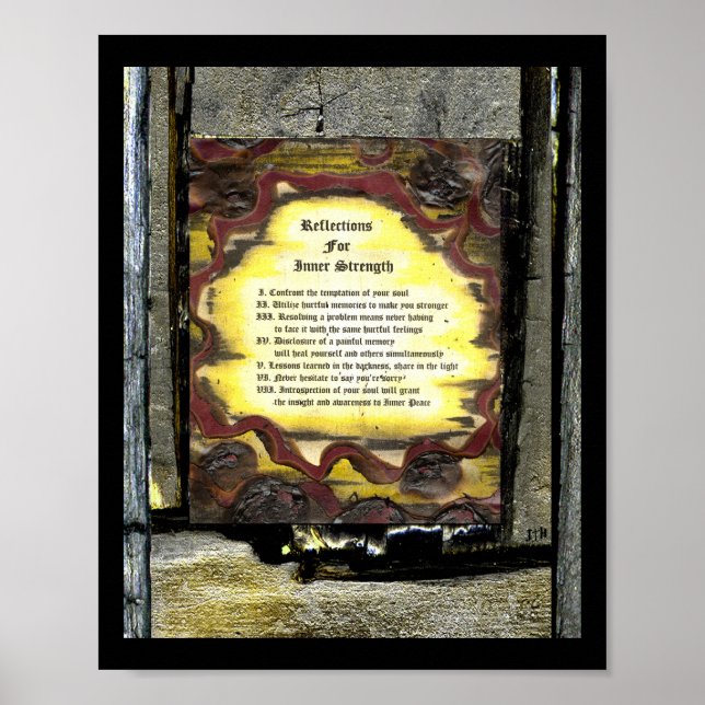 Affiche Réflexions Pour La Force Intérieure (Devant)