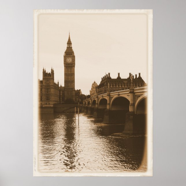 Affiche Réflexions sur l'affiche de Big Ben (Devant)