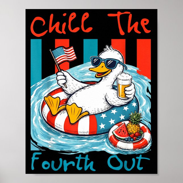 Affiche Refroidir le quatrième canard patriotique indépend (Devant)