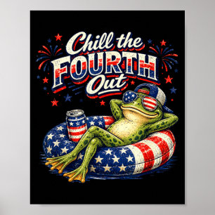 Affiche Refroidir le quatrième drôle de grenouille patriot