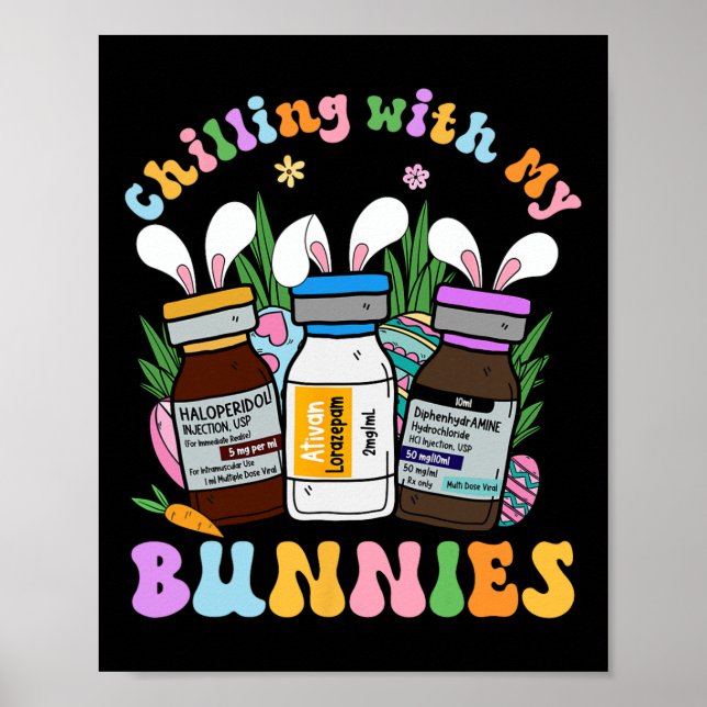 Affiche Refroidissement Avec Mes lapins Icu B52 Med Surg N (Devant)