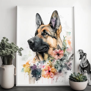 Affiche Regal German Shepard Une fusion du pouvoir