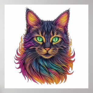 Affiche Regal Rainbow Cat