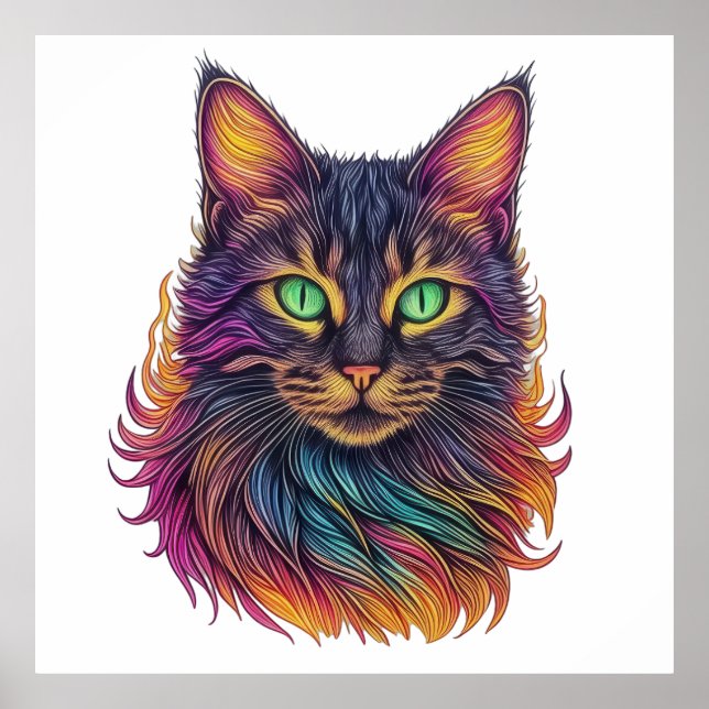 Affiche Regal Rainbow Cat (Devant)