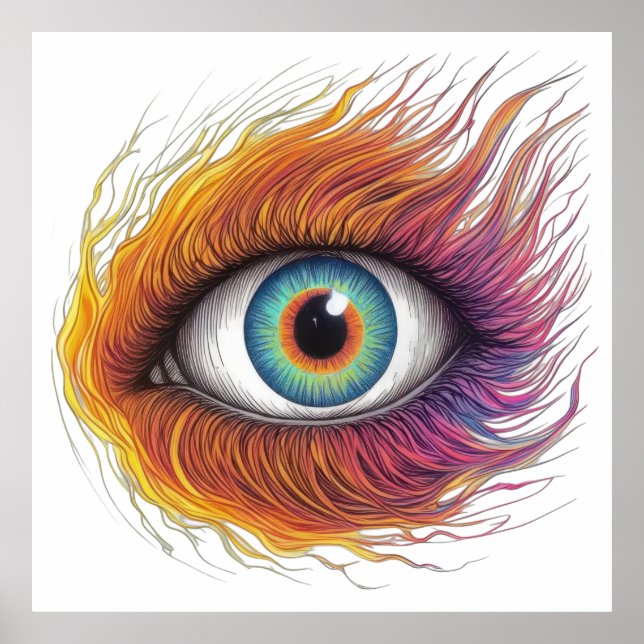 Affiche Regard de feu (Devant)