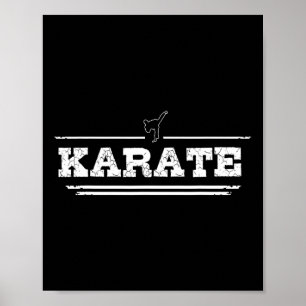 Affiche Regard Perdu Cadeau Karaté Pour Karateka
