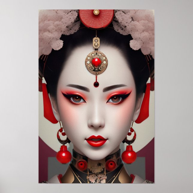 Affiche Regard sur Geisha (Devant)