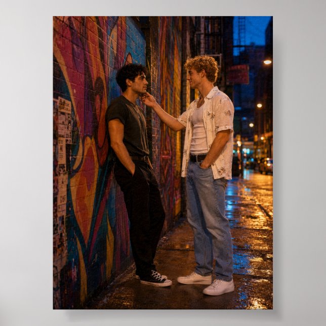 Affiche Regarde Moi | Projet d'art gay (Devant)