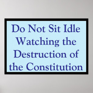 Affiche Regarder la Constitution être détruite