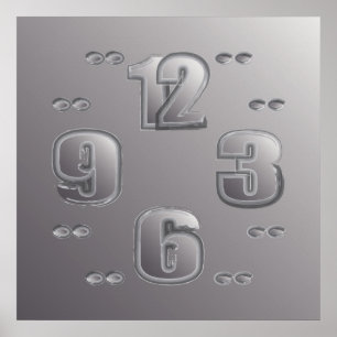 Affiche regarder l'horloge