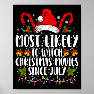 Affiche Regarder très probablement des films de Noël depui