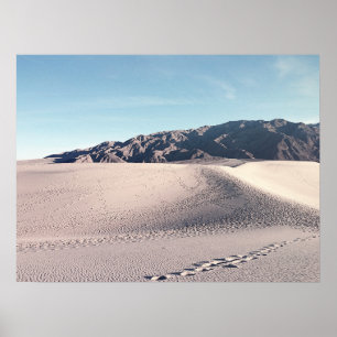 Affiche Regarder vintage Les dunes de sable de la vallée d