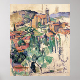Affiche Regardez Gardanne - Paul Cezanne - c1885