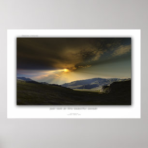 Affiche regardez juste ce beau coucher de soleil