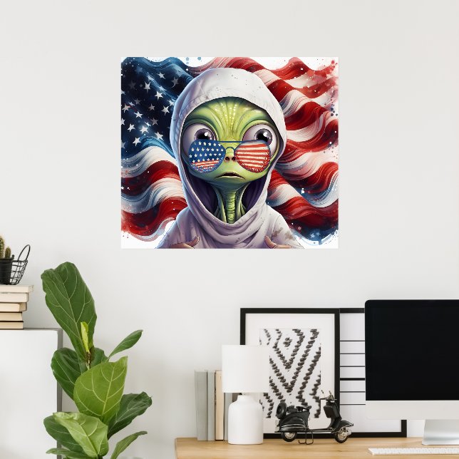 Affiche Regardez l'Amérique  (Bureau à domicile)