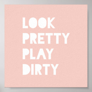 Affiche Regardez Plutôt Drôle Citation Art Prints Blush