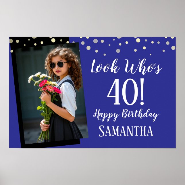 Affiche Regardez qui a 40 ans Photo (Devant)
