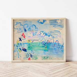 Affiche Régates à Cowes   Raoul Dufy