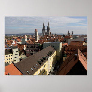 Affiche Regensburg, Allemagne