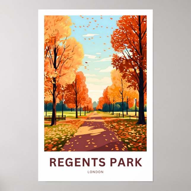 Affiche Regents Park Londres Imprimer (Devant)