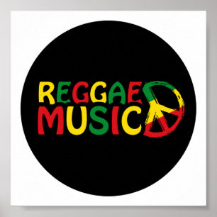 Affiche Reggae Musique design, reggae art