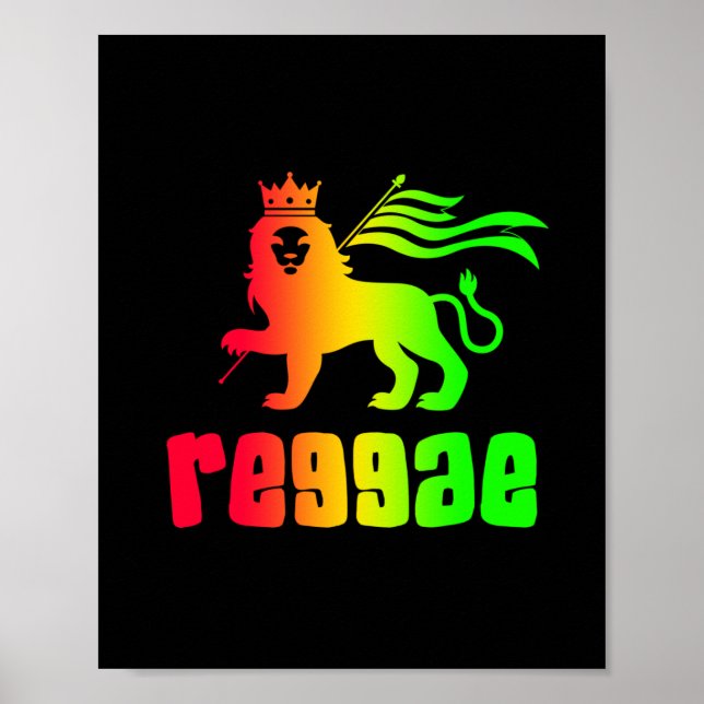 Affiche Reggae Rasta Lion (Devant)
