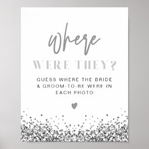 Affiche REGINA Paillettes Argentées Disco Où étaient-ils P