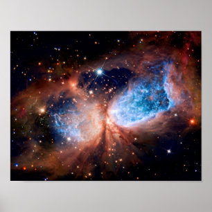 Affiche Région de formation d'étoiles S106 - Photo de la N