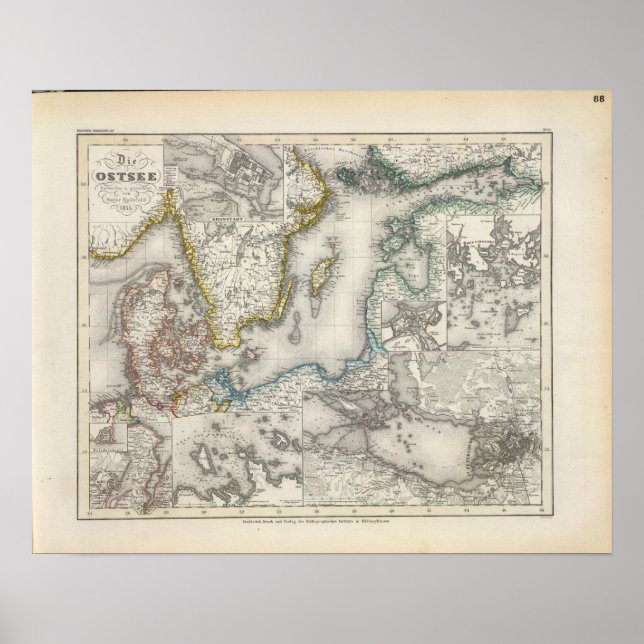 Affiche Région de la mer Baltique (Devant)