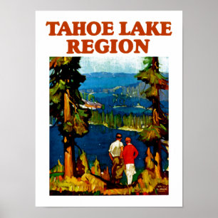 Affiche Région de lac Tahoe