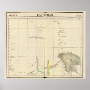 Affiche Région du lac Tchad, Afrique