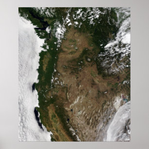 Affiche Région du nord-ouest Pacifique des Etats-Unis