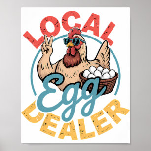 Affiche Registre local des fournisseurs d'œufs Ferme de po
