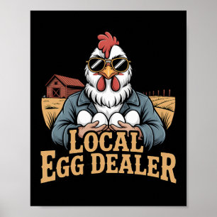 Affiche Registre local des fournisseurs d'œufs Ferme de po