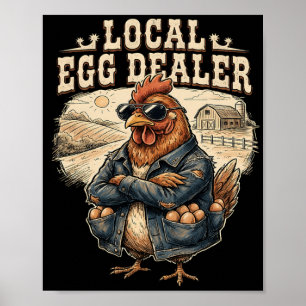 Affiche Registre local des fournisseurs d'œufs Ferme de po