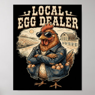 Affiche Registre local des fournisseurs d'œufs Ferme de po