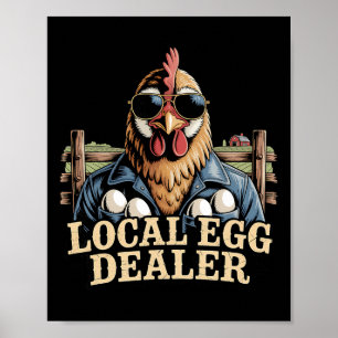 Affiche Registre local des fournisseurs d'œufs Ferme de po