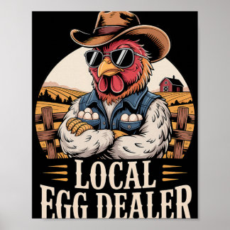 Affiche Registre local des fournisseurs d'œufs Ferme de po
