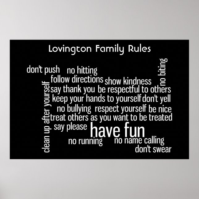 Affiche Règlement du Parlement (Devant)