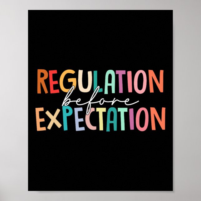 Affiche Réglementation avant l'autisme de l'éducation spéc (Devant)