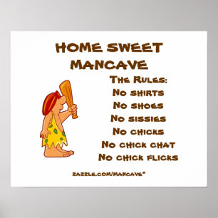 Affiche Règles Caveman Mancave2