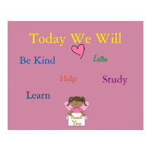 Affiche Règles de classe