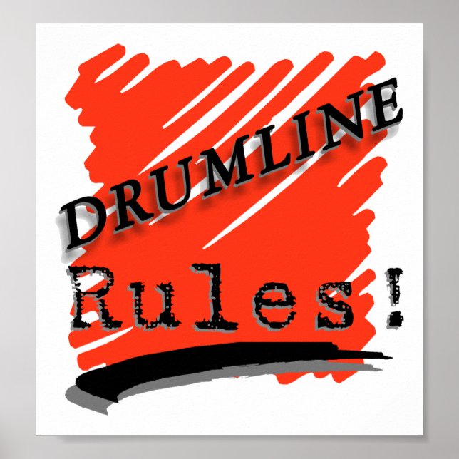 Affiche Règles Drumline (Devant)
