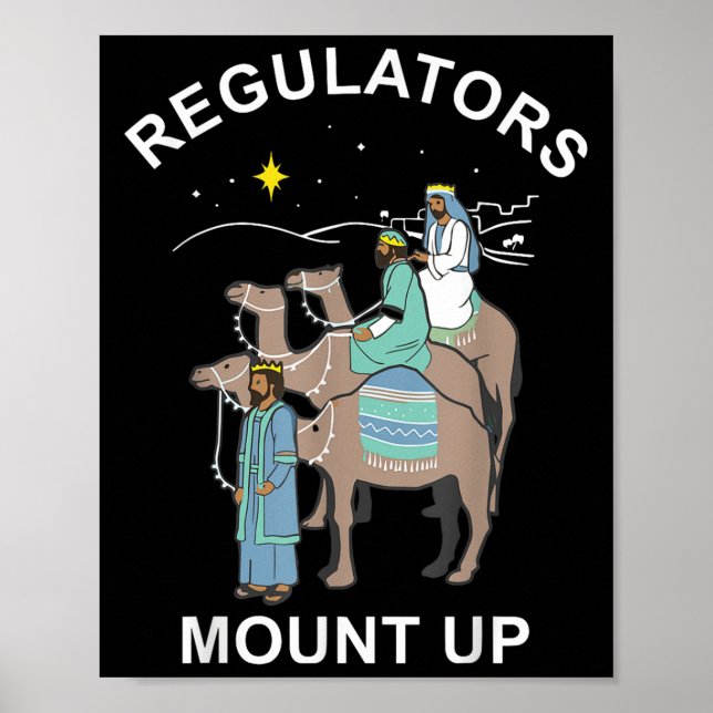Affiche Regulator Mount Cute Up Christmas Three Kings Rein (Devant)